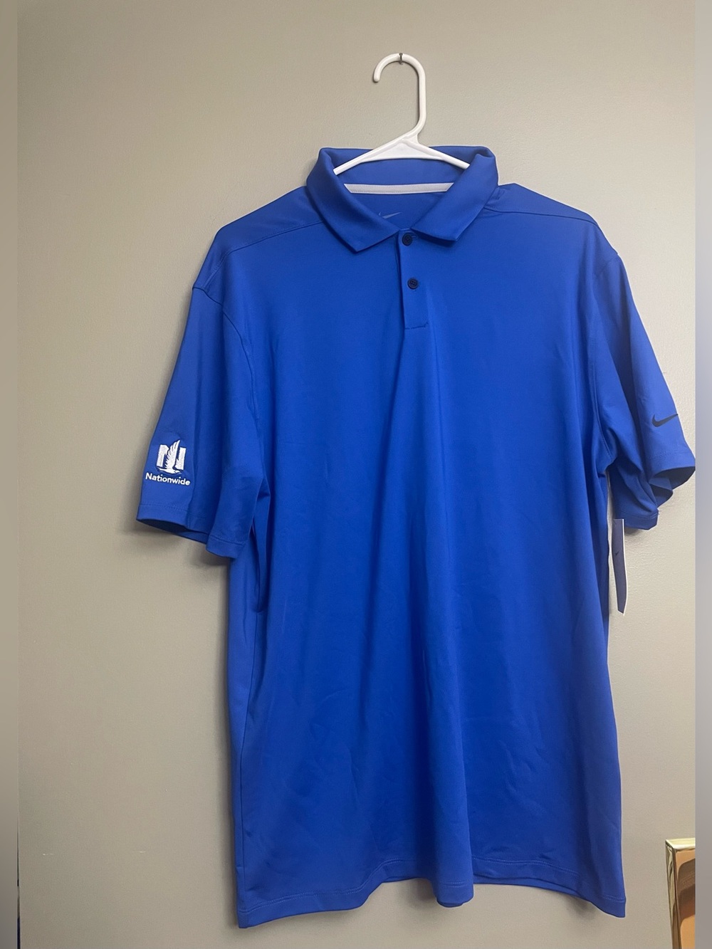 Nike Royal Blue Nationwide Men’s Golf Polo Shirt